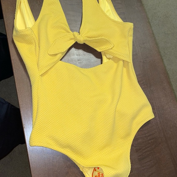MINKPINK Other - BRAND NEW NWT MINKPINK ONE PIECE GOLD BATHING SUIT. LARGE. MUST BE BUNDLED